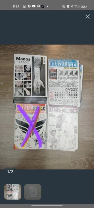 3 revistas de tatuajes