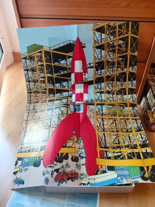 Puzzle Tintín 1000 piezas - Objetivo: la Luna