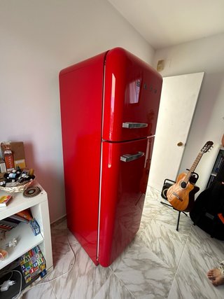 Nevera SMEG Roja Vintage