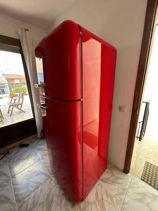 Nevera SMEG Roja Vintage