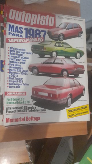 Revista Autopista año 1986