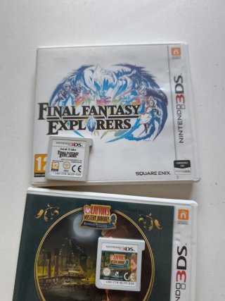 3DS El Misterioso Viaje de Layton y Final Fantasy