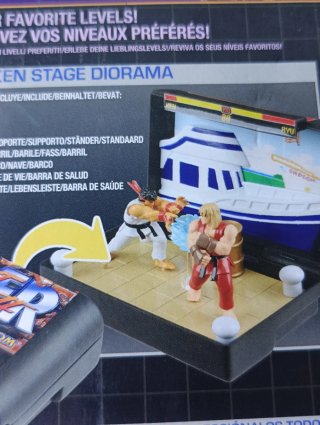 Street Fighter II Mega Drive Diorama Ken Stage