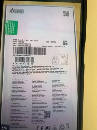 Oppo Reno12 F 5G 512GB Verde