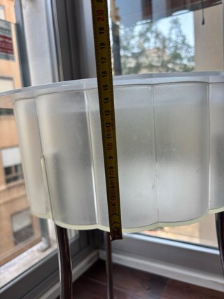 Mesita Vintage Ikea Transparente/Marrón