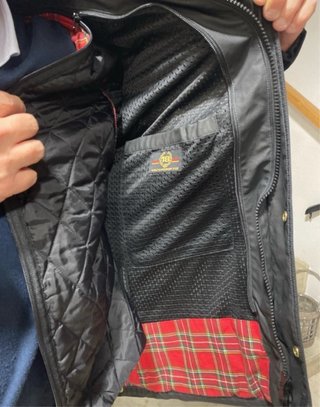 Chaqueta Moto Garibaldi Negra Talla L