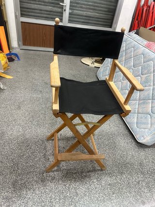 Silla Director Cine Plegable Madera Negra