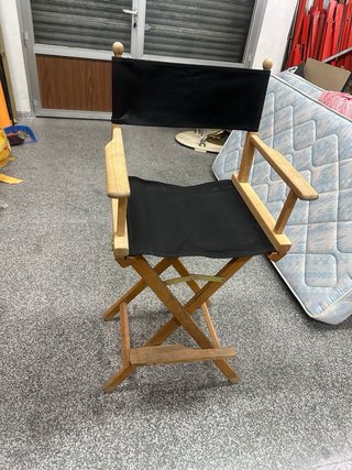 Silla Director Cine Plegable Madera Negra