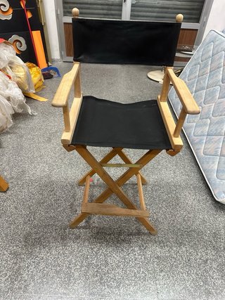Silla Director Cine Plegable Madera Negra