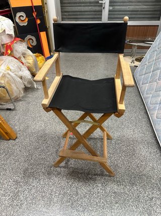 Silla Director Cine Plegable Madera Negra