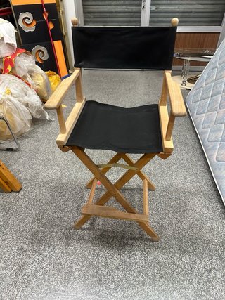 Silla Director Cine Plegable Madera Negra