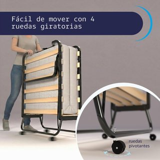 Cama Plegable con Colchón 190x80