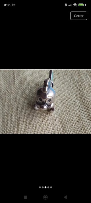 Charm Pandora Flounder Plata de Ley