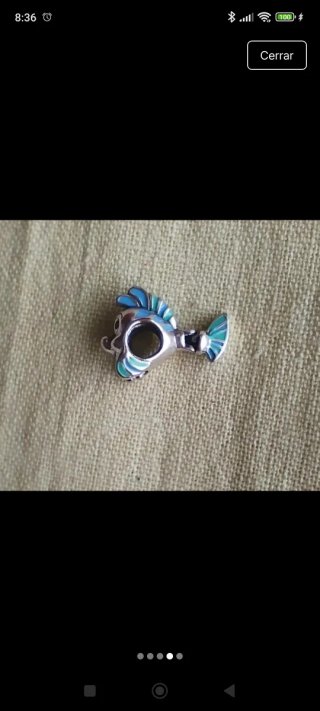 Charm Pandora Flounder Plata de Ley