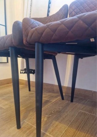 Juego 4 Sillas Comedor Marrones
