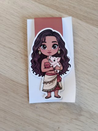 Marcapáginas magnético Moana y Pua