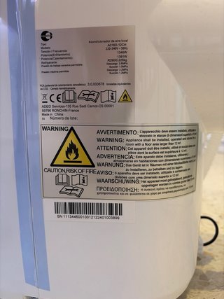 Aire Acondicionado Portátil Equation 3500W