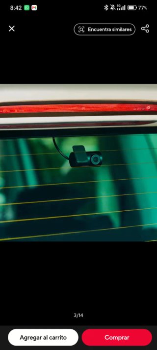 Dash Cam 70mai A800 + Cámara Trasera