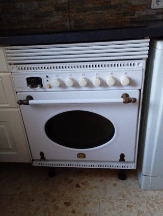 Encimera y horno antiguo