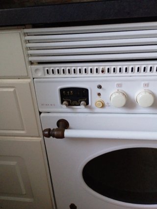 Encimera y horno antiguo