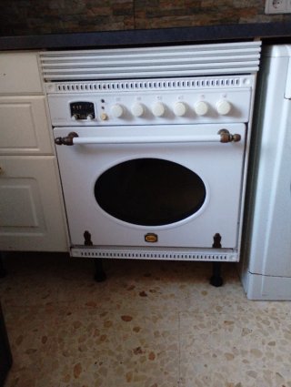 Encimera y horno antiguo