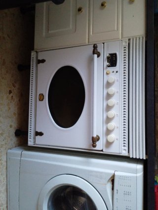 Encimera y horno antiguo
