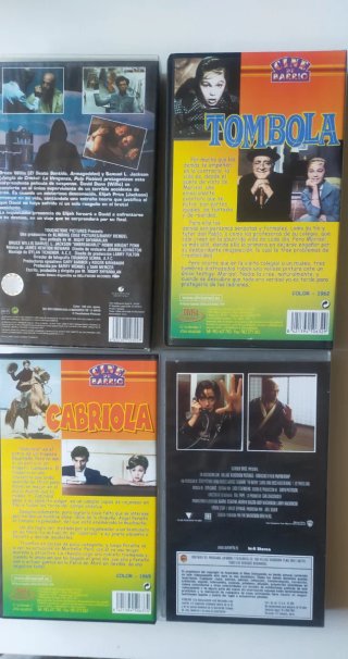Lote 4 Películas VHS: Matrix, El Protegido, Tombol