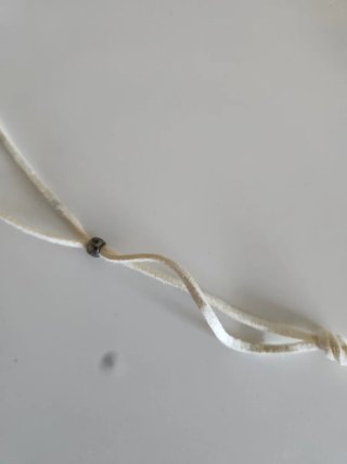 Collar largo esqueleto pez