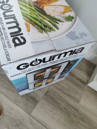 Gourmia Freidora Aire Doble Cesta