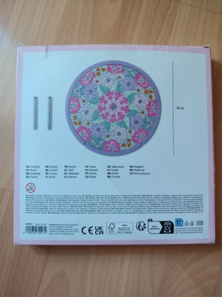 Puzzle madera floral 101 piezas con soporte