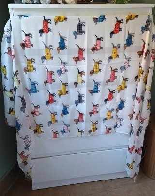 Pañuelo perro salchicha estampado