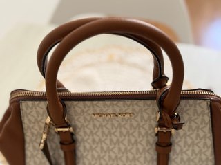 Borsa Michael Kors beige e marrone