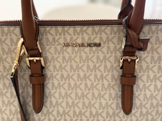 Borsa Michael Kors beige e marrone