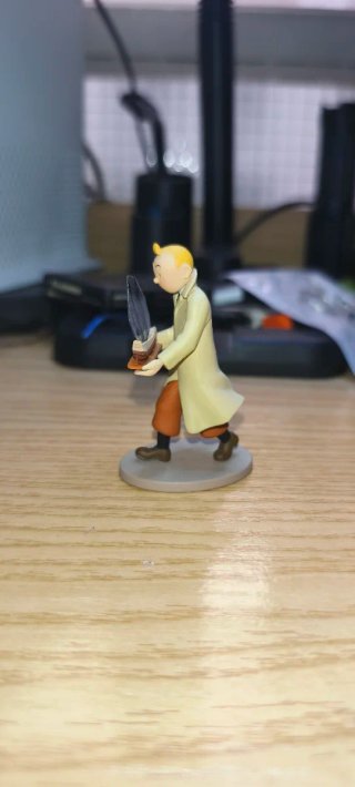 Figura Tintin con barco