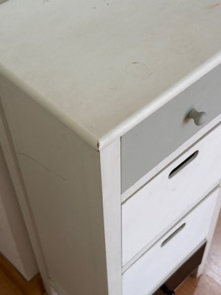Mueble cajonera de madera