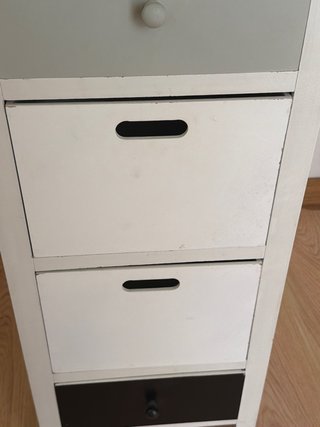 Mueble cajonera de madera