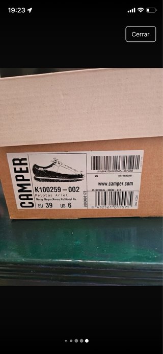 Zapatos Camper Pelotas Negro Marrón