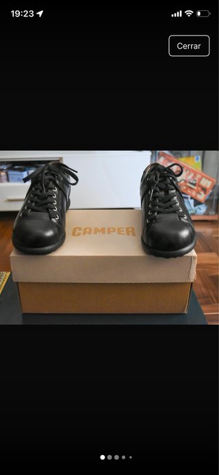 Zapatos Camper Pelotas Negro Marrón