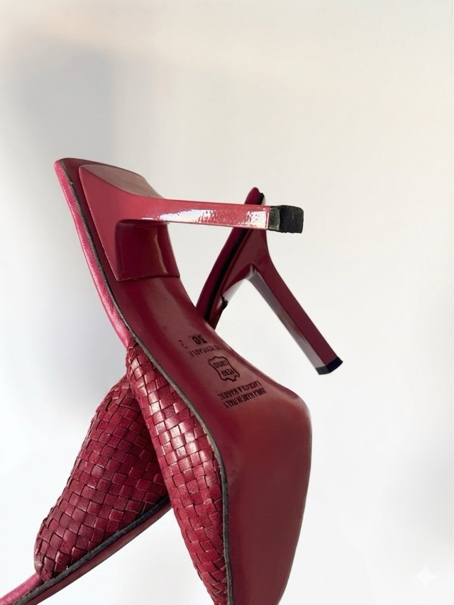 Mules Kallisté Vera Pelle Fucsia Vintage