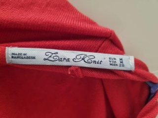 Chaqueta Zara Roja Talla M