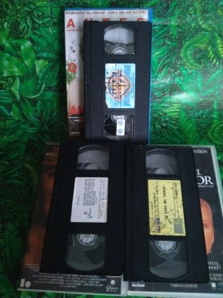 3 VHS Johnny Depp: The Brave, La Cara del Terror