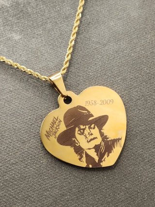 Medalla Michael Jackson Chapado Oro
