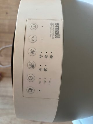 Ventilador Enfriador Evaporativo Blanco