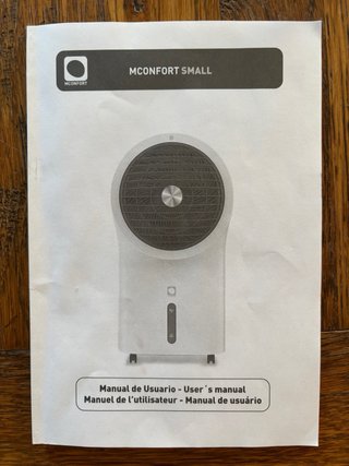 Ventilador Enfriador Evaporativo Blanco
