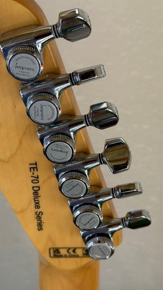 Harley Benton TE-70 Black Paisley Guitarra Eléctri