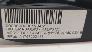 MERCEDES-BENZ CLASE A (W176) A 180 CDI BlueEfficiency (176.000) SISTEMA AUDIO / RADIO CD