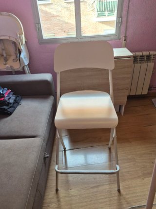2 Sillas Altas Blancas precio de las 2