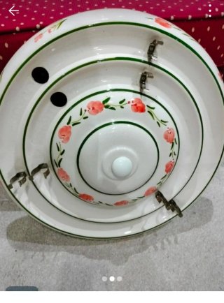 Plafón de cerámica y metal