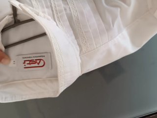 Conjunto fallero azul y turquesa.