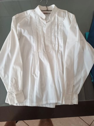 Conjunto fallero azul y turquesa.